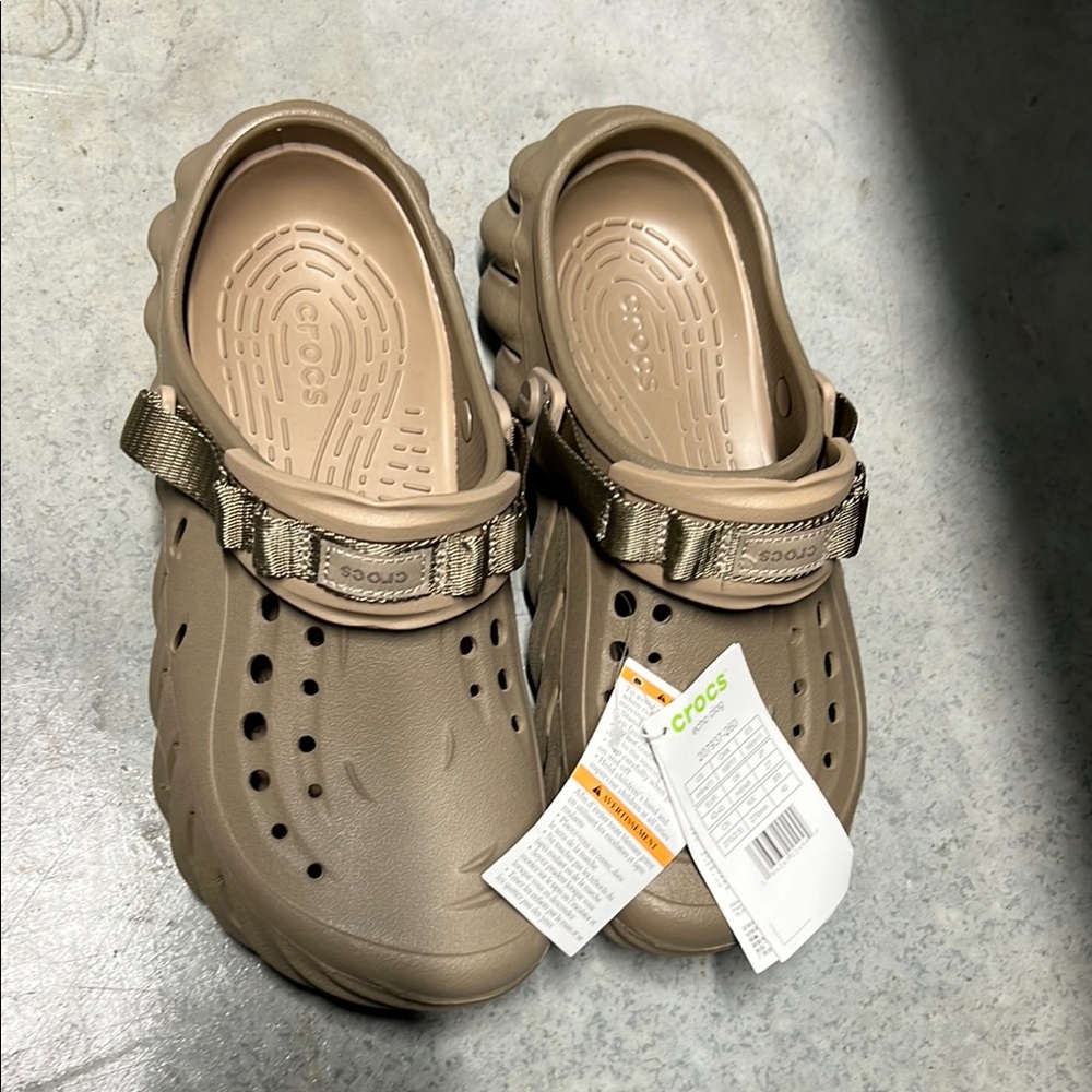 Crocs Tan Clogs